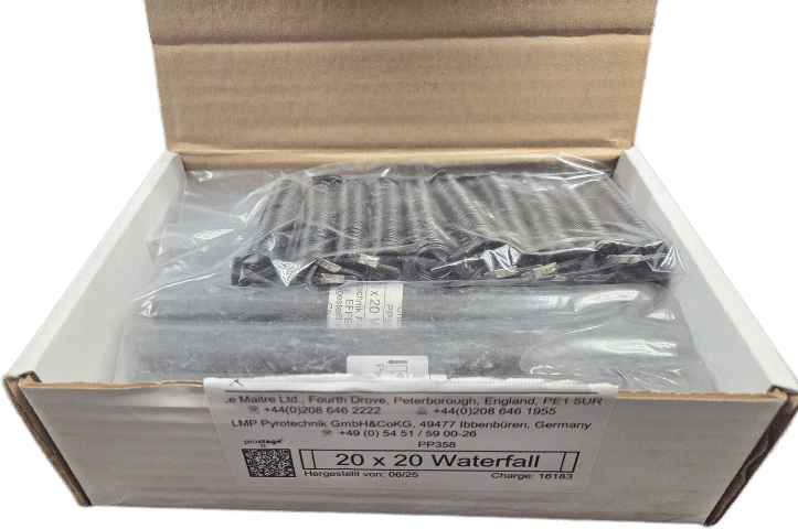 Le Maitre Bühnenwasserfall Silber 20sec x 20ft (6m) – Bild 4