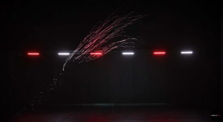 MAGICFX® Electric Shot Cannon 50cm Metallic Streamer Gold