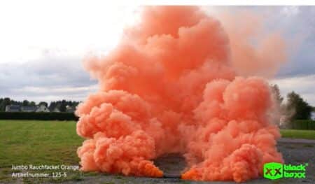 Jumbo Rauchfackel orange, 100 Sek., T1