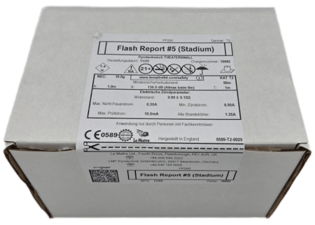 Le Maitre Flash Report No. 5, Stadion, 136dB