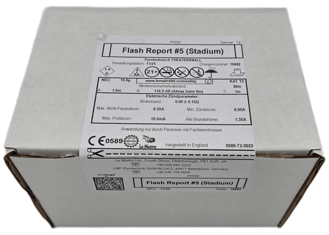 Le Maitre Flash Report No. 5, Stadion, 136dB – Bild 2