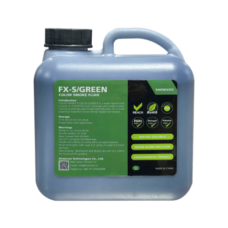 Showven FX-S/GREEN Color Smoke Fluid VE - 4x3l