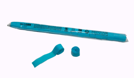 Konfettifabrik Papier Streamer light blue 20mx2,5cm