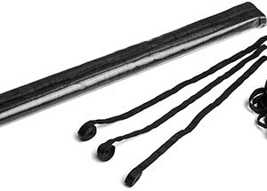 MAGICFX® Papier Streamer Schwarz 5m x 0,85cm 50 Polybags