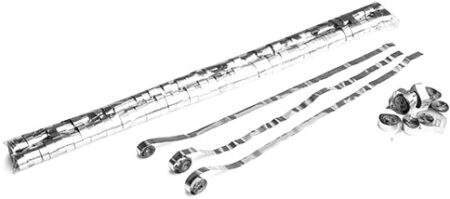 MAGICFX® Metallic Streamer Silber 5m x 0,85cm 50 Polybags