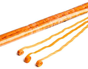 MAGICFX® Papier Streamer Orange 5m x 0,85cm 50 Polybags