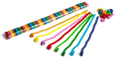 MAGICFX® Metallic Streamer Multicolor 5m x 0,85cm 50 Polybags