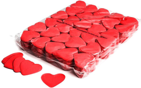 KF Papier Confetti Heart Confetti red 1kg