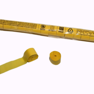 Konfettifabrik Papier Streamer yellow 20mx2,5cm