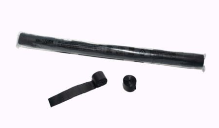 Konfettifabrik Papier Streamer black 20mx2,5cm