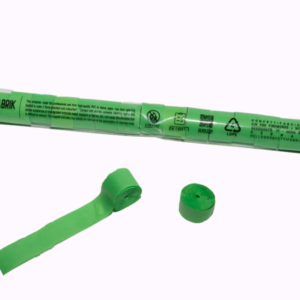 Konfettifabrik Papier Streamer light green 10mx2,5cm
