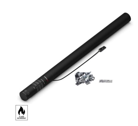 MAGICFX® Electric Shot PRO 80cm Metallic Confetti Silber