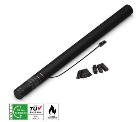 MAGICFX® Electric Shot Cannon 80cm Papier Konfetti Schwarz