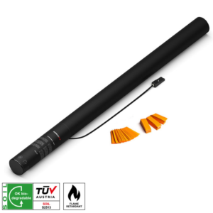 MAGICFX® Electric Shot Cannon 80cm Papier Konfetti Orange