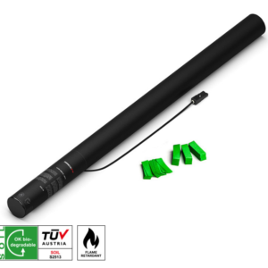 MAGICFX® Electric Shot Cannon 80cm Papier Konfetti Hellgrün