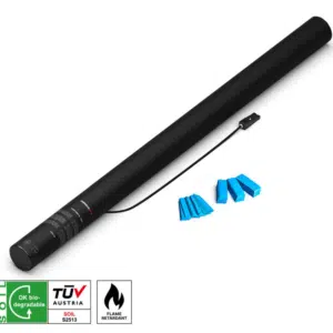 MAGICFX® Electric Shot Cannon 80cm Papier Konfetti Hellblau