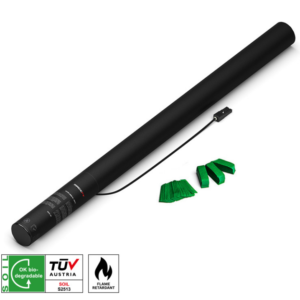 MAGICFX® Electric Shot Cannon 80cm Papier Konfetti Dunkelgrün