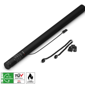 MAGICFX® Electric Shot Cannon 80cm Papier Streamer Schwarz