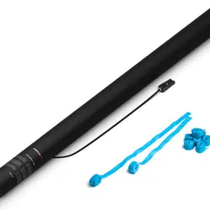MAGICFX® Electric Shot Cannon 80cm Papier Streamer Hellblau