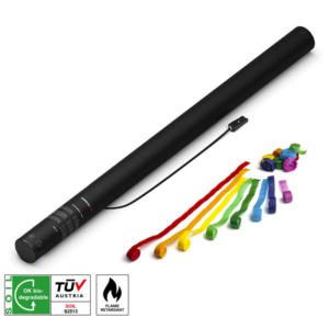 MAGICFX® Electric Shot Cannon 80cm Papier Streamer Multicolor Bunt