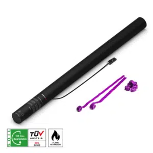 MAGICFX® Electric Shot Cannon 80cm Papier Streamer Violett