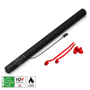 MAGICFX® Electric Shot Cannon 80cm Papier Streamer Rot