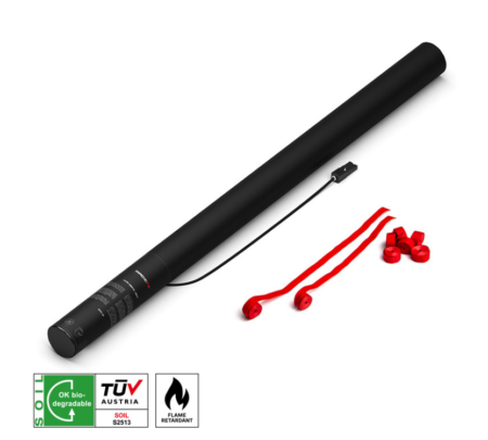 MAGICFX® Electric Shot Cannon 80cm Papier Streamer Rot