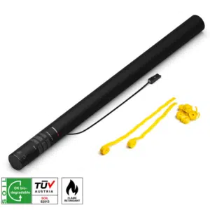 MAGICFX® Electric Shot Cannon 80cm Papier Streamer Gelb