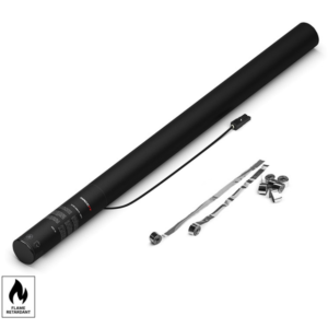 MAGICFX® Electric Shot Cannon 80cm Metallic Streamer Silber