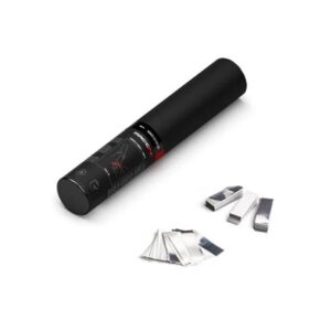 MAGICFX® Handheld Cannon 28cm Konfetti Papier Weiß + Metallic Silber