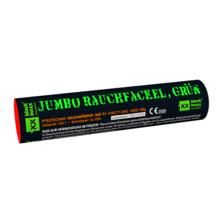 Jumbo Rauchfackel grün, 100 Sek., T1