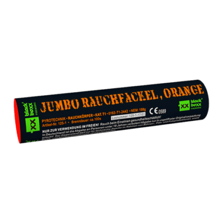 Jumbo Rauchfackel orange, 100 Sek., T1