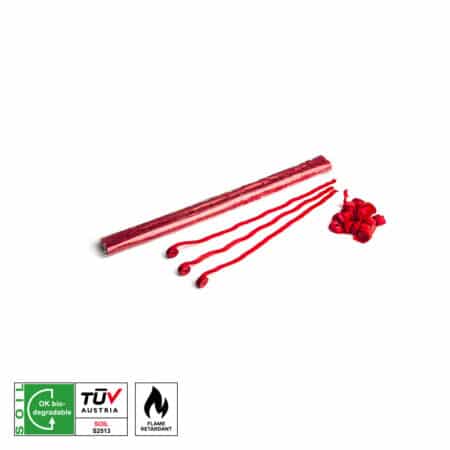 MAGICFX® Paper Streamer Red 5m x 0,85cm 1x VE - 50 Polybags á 100 st