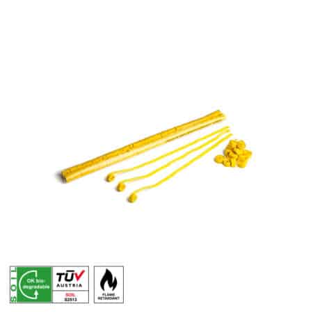 MAGICFX® Paper Streamer Yellow 5m x 0,85cm 1x VE - 50 Polybags á 100 st