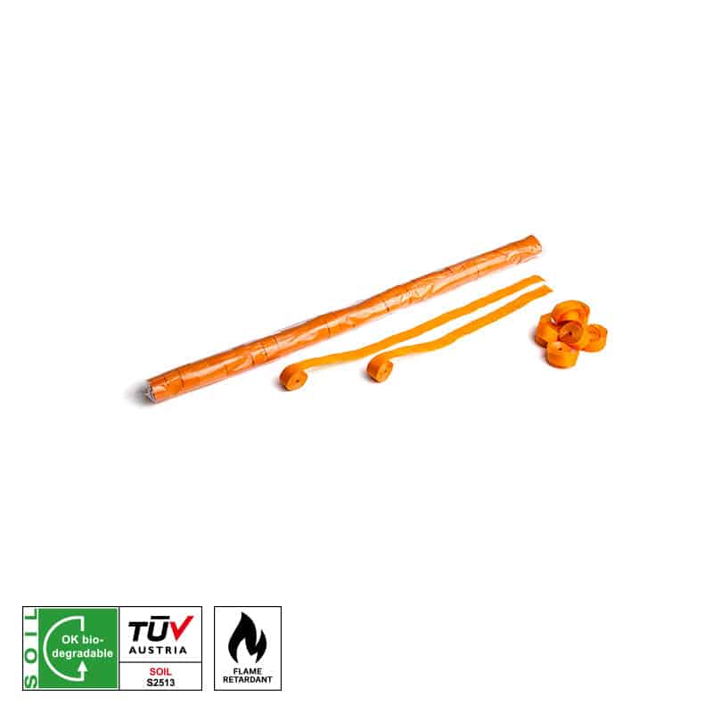 MAGICFX® Paper Streamer Orange 5m x 0,85cm 1x VE - 50 Polybags á 100 st. – Bild 2