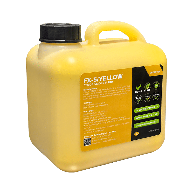 Showven FX-S/YELLOW Color Smoke Fluid VE - 4x3l
