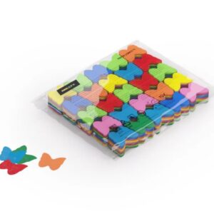 Magic FX Papier Slowfall Konfetti Schmetterlinge 55mm multicolor 1kg
