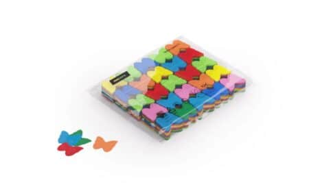 Magic FX Papier Slowfall Konfetti Schmetterlinge 55mm multicolor 1kg